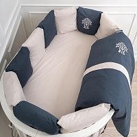 Изображение 10 – Универсальные комплекты 6 предметов в овальную и прямоугольную кроватку : Organic Baby Cotton
